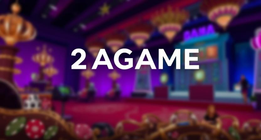 Clean and intuitive 2AGAME login interface