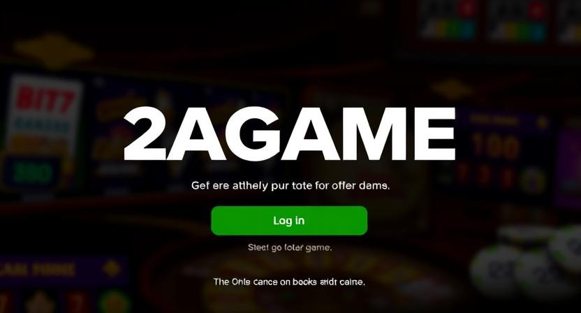 User-friendly 2AGAME login control panel